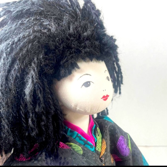 Japanese likeness approx 21” cotton doll appears lovingly handmade Price Firm - Picture 7 of 10